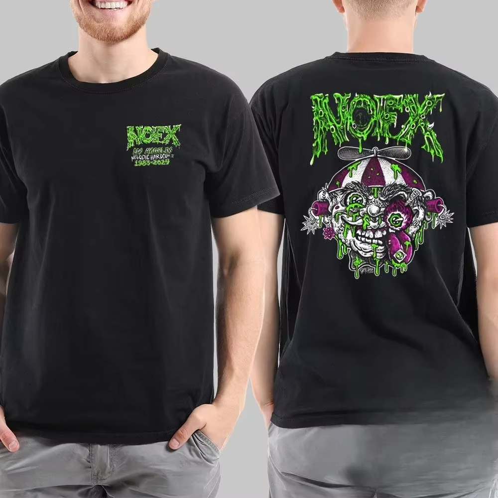 تي شيرت NOFX Rock Band Graphic - مراجعة Streetwear Brand Essentials وسعره