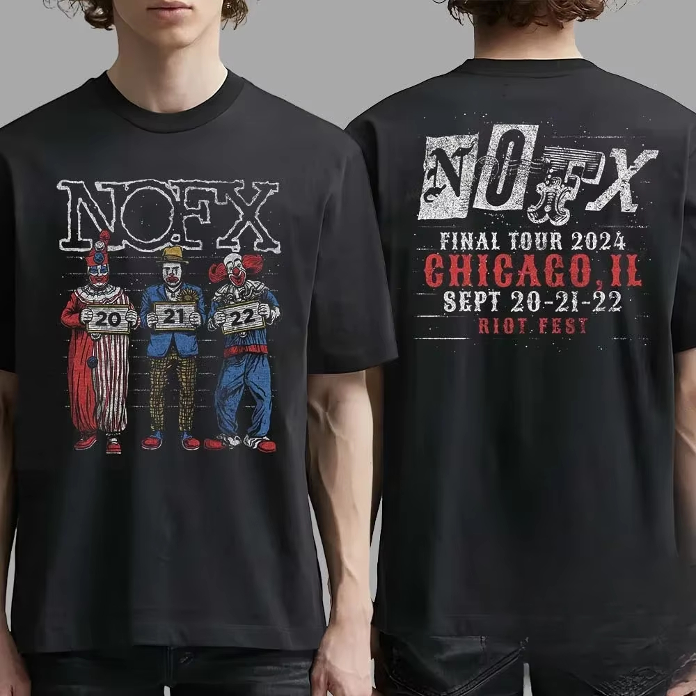 تي شيرت NOFX Rock Band Graphic - مراجعة Streetwear Brand Essentials وسعره